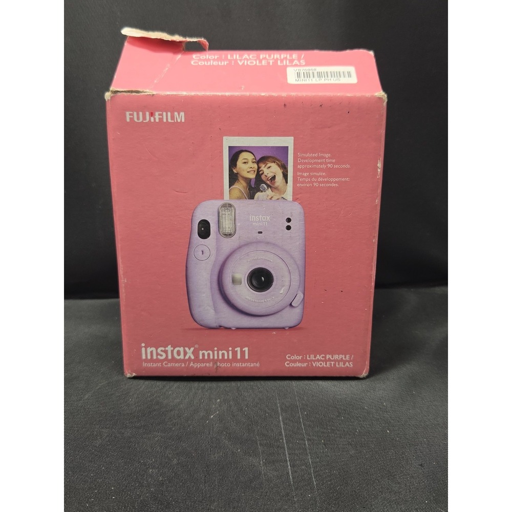 Fujifilm Instax Mini 11 Fuji Instant Film Camera Lilac Purple New Open Box
